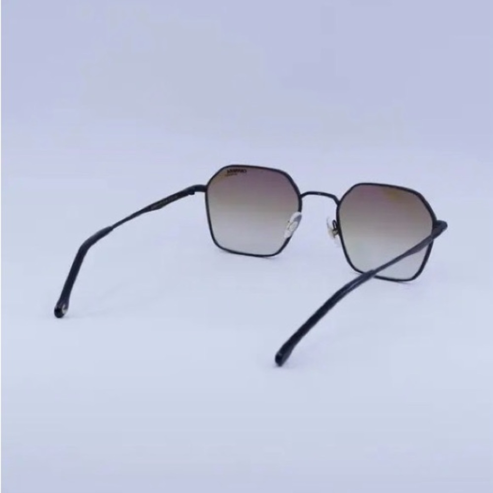 Black Carrera Hexagonal Frame Sunglasses - Picture 4 of 7